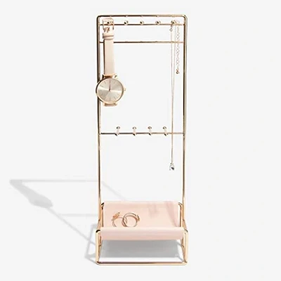 Image of Stackers Gold &amp; Blush Pink Scoop Jewellery Stand