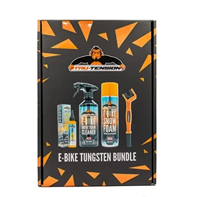 Image of Tru Tension E Bike Tungsten Bundle Road, Mountain &amp; Race Lubricant Bicycle Tools Accessories 4 Piece Kit