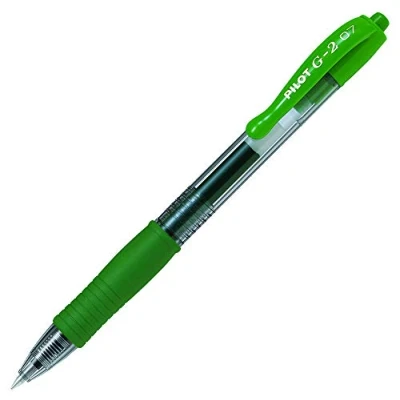 Image of Pilot G207 Retractable Gel Rollerball 0.7 mm Tip (Single Pen) Green