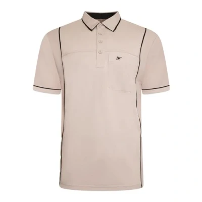 Image of Mens Polo Shirts Regular Fit Short Sleeve Lightweight Casual Collared Neck Breathable Shirt for Men UK Taupe 4XL