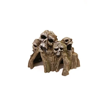 Image of Rosewood Skull Mountain Aquarium Decor, Medium