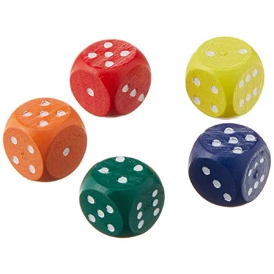 Image of Tobar Wooden Dice (5 Piece Set)