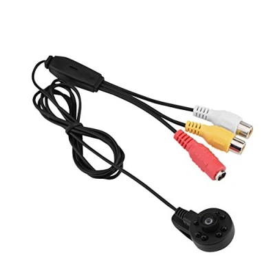 Image of Tihebeyan HD 170 Wide Angle Camera, 8 LED IR Night Vision Camera Audio and Video FPV Micro Security PAL Model