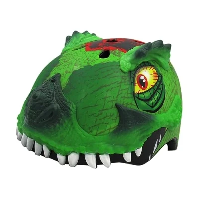 Image of RASKULLZ Child/Kids Helmet (5+ YEARS) T Rex Awesome Unisize 50 54cm