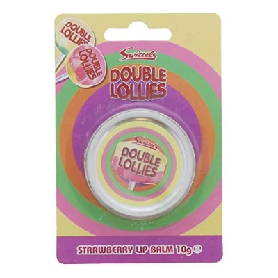 Image of Swizzels Double Lollies 10 g Lip Balm Strawberry Tin