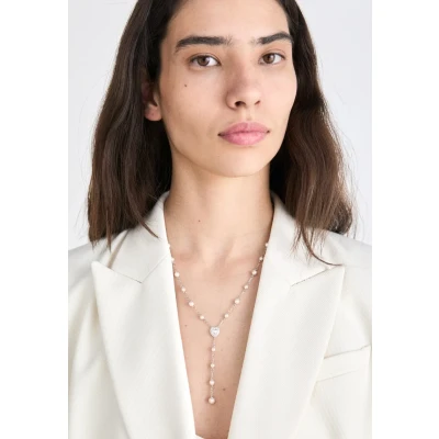 Image of Swarovski Ariana Grande X Pearl Necklace Necklace, Women&#039;s, Size: One Size, Crystal