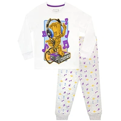 Image of Marvel Girls Pyjamas Groot Multicoloured 11 12 Years