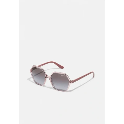 Image of Vogue Eyewear Sunglasses, Women&#039;s, Size: 55, Transparent pink