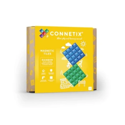 Image of Connetix Rainbow Base Plate Pack, 2 Pieces