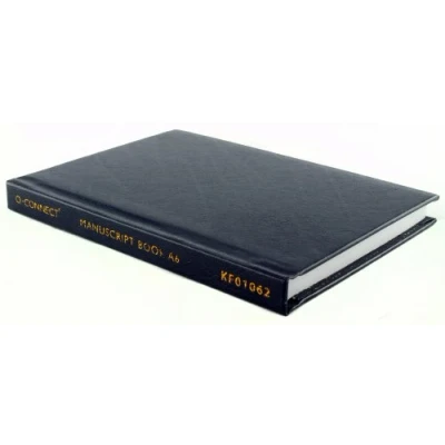 Image of Q Connect Feint Ruled Casebound Notebook 192 Pages A6