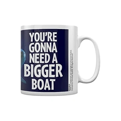 Image of Jaws Movie Ceramic Coffee Mug 330ml You&#039;re Gonna Need a Bigger Boat