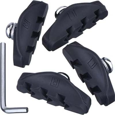 Image of Pangda 2 Pairs Road Brake Pads with Installation Tool Caliper Blocks 50 mm,Black