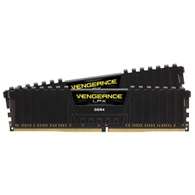 Image of Corsair CMK16GX4M2D3200C16 Vengeance LPX 16 GB (2 x 8 GB) DDR4 3200 MHz C16 XMP 2.0 High Performance Desktop Memory Kit, Black