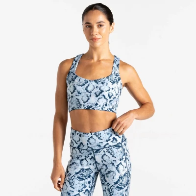 Image of Dare 2b Women&#039;s Quick Dry Swift Iii Sports Bra Skyway Snake Print, Size: Xl