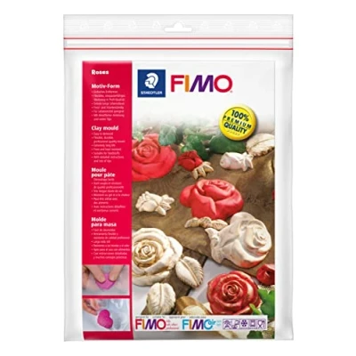 Image of Staedtler fimoâ Accessories Polybag Mould Rose Motif 7 x cm