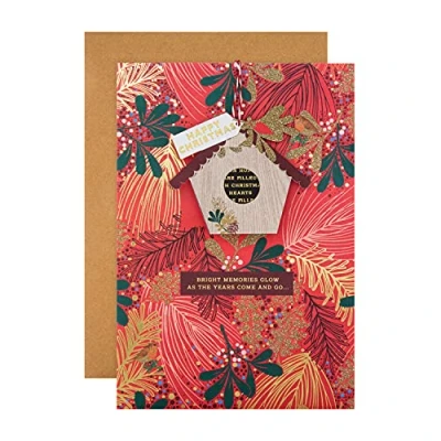 Image of Hallmark Christmas Card Contemporary Design with Hanging Attachment