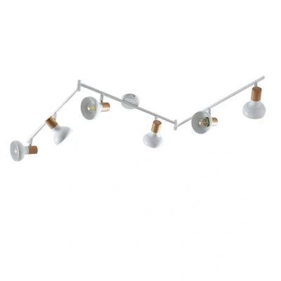 Image of Ceiling Light &#039;Fridolin&#039; dimmable (Modern) in White Made of Metal for e.g. Kitchen (6 Sources, E14) from Lindby floodlight, Spotlight