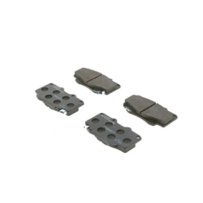Image of 7298D4107298D4367549D4367671D799, BP1416, E190R0110751962 Brake pad set BOSCH 0 986 494 497 Low Metallic with acoustic wear warning
