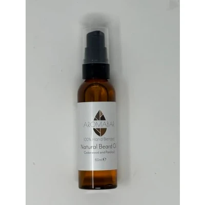 Image of Beard Oil 60ml with Cedarwood &amp; Patchouli Pure Essential Oils 100% Natural Conditioning Woody Scent Softens and Conditions