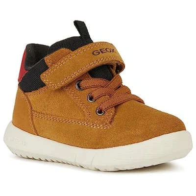 Image of Geox B Hyroo Boy Ankle Boot, Curry Black, 8.5 UK Child