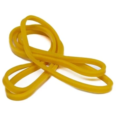 Image of Strength Shop Premium Latex Resistance Bands 41&quot; (No 0.5 Yellow (Warm up/Stretching Only))