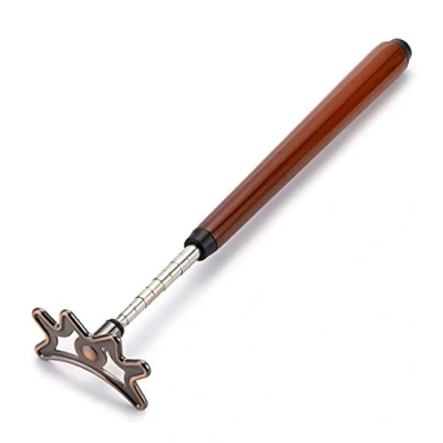 Image of SUMNACON Retractable Billiard Bridge Head Pool Cue Stick with Spider Holder Rests Non Slip and Snooker Accessory, Brown