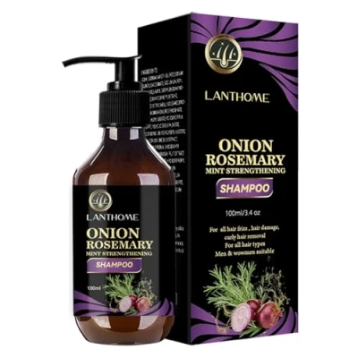 Image of Onion Rosemary Mint Strengthening Shampoo, 100ml, Hair Growth Formula