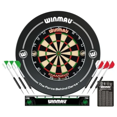 Image of WINMAU Diamond Plus Dartboard Surround Set
