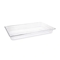 Image of Vogue Polycarbonate 1/1 Gastronorm Container 65mm Clear