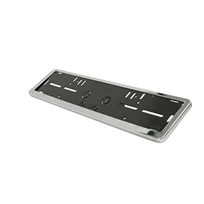 Image of Streetwize Chrome Plated ABS Plastic Number Plate Holder With Backing Ideal For: Cars, Vans, 4x4&#039;s and Lorries