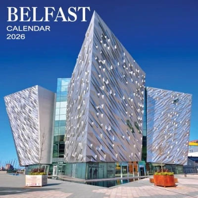Image of 2026 Northern Ireland Calendar: Belfast Square Wall Calendar Month to View 12 Months