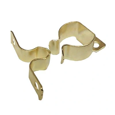 Image of Dzina Cupboard Cabinet Gripper Catch, 32mm, Brass Plated, Pack of 2