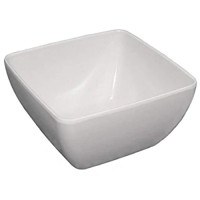 Image of Olympia Kristallon Curved Melamine Bowl White 200mm