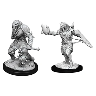 Image of Dungeons &amp; Dragons Nolzur&#039;s Marvelous Unpainted Miniatures (W11) Male Dragonborn Paladin