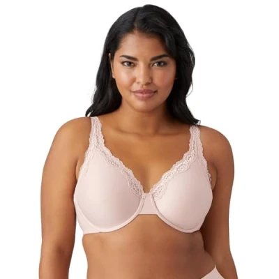 Image of Wacoal Women&#039;s 855301 Full Coverage Bra, Rose Dust, 34D
