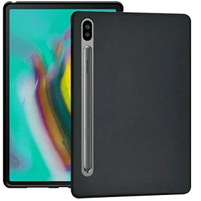 Image of Verco Case for Samsung Galaxy Tab S6 10.5, Anti Shock Silicone TPU Cover Protection [T860/T865], Black