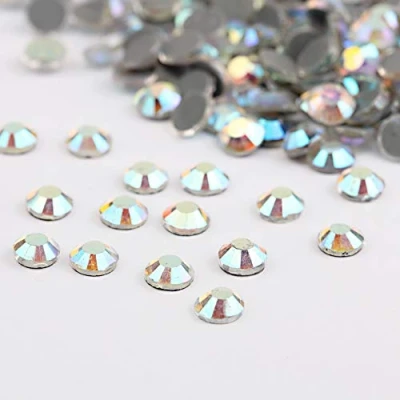 Image of Crystal Hotfix Rhinestone,Machine Cut Stone 1440pcs/pkg (Crystal AB,SS20/5mm)