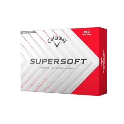 Image of Callaway Golf Supersoft Ball 2025, Red