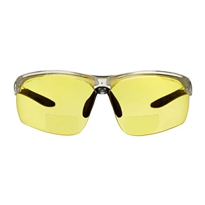 Image of voltX &#039;CONSTRUCTOR ULTIMATE&#039; Bifocal Reading Safety Glasses EN166FT certified PREMIUM Cycling Sports Bifocals Anti Fog Coated UV400 lens (+1.0 Dioptre, ULTIMATE Yellow)