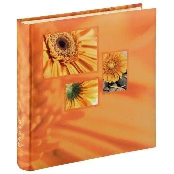 Image of Hama 106252 Album, Orange, 30 x cm, 100 pages, 50 sheets, 400 photos