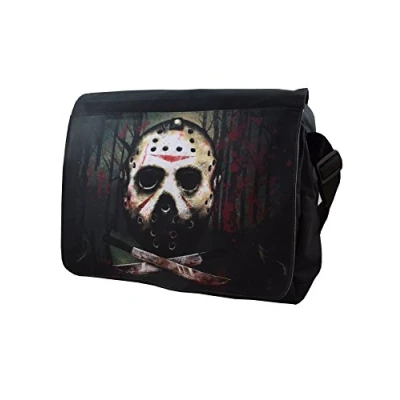 Image of Jason Horror Movie Inspired Genuine Darkside Messenger Laptop Bag