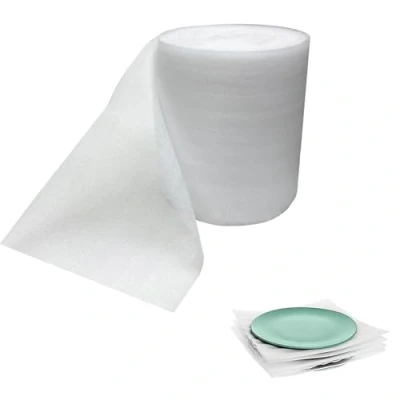 Image of White Foam Wrap Roll 280mm x 15M Cushioning Wrapping for Shipping Packing Supplies and Insulation Underlay