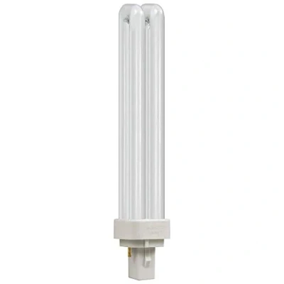 Image of Crompton 26W CFL G24d 3 2 Pin Opal D Type Bulb White