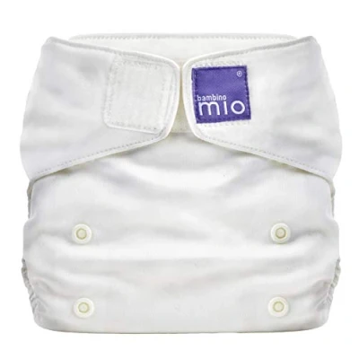 Image of Bambino Mio, Miosolo Classic All in One Reusable Nappy, Eco Chemical Free Nappy (Marshmallow, Size)