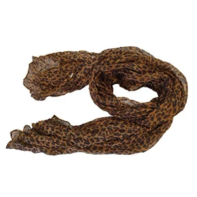 Image of Fat catz copy Beautiful Brown Large Animal Leopard Print Style Shawl/Scarf/Wrap