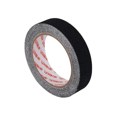 Image of Amtech W8250 Black Waterproof Anti Slip Grip Tape (5m x 24mm)