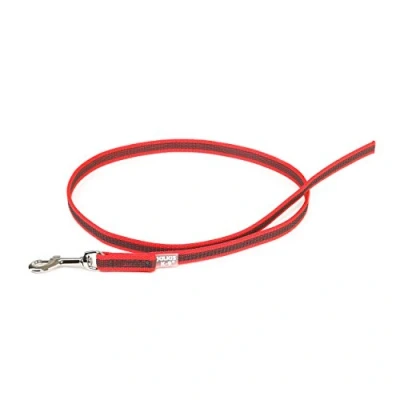 Image of Color &amp; Gray Super Grip Leash without Handle, 14 mm x 1 m, Red