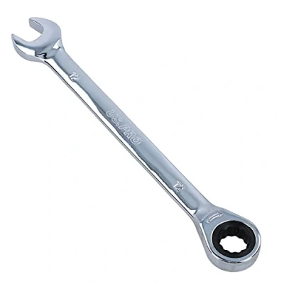 Image of AB Tools US Pro 12mm Metric MM Combination Gear Ratchet Spanner Wrench 72 Teeth
