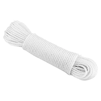 Image of Raguso 20m Nylon Rope Lines Cord Clothesline Climbing Traction Tying String Garden Outdoors(White)