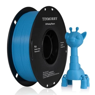 Image of PLA Filament 1.75mm 1kg, TINMORRY 3D Printing Materials for Printer, 1 Spool, Sky Blue